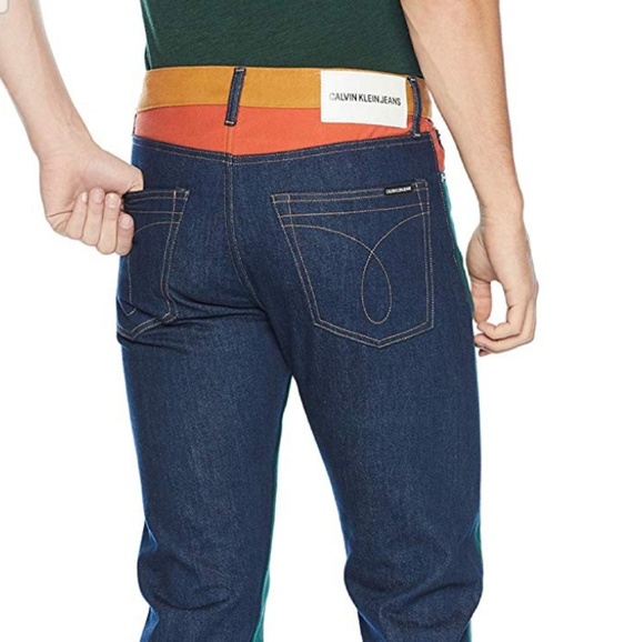 NWT CALVIN KLEIN STRAIGHT FIT JEANS SIZE 32×32 - Picture 7 of 8